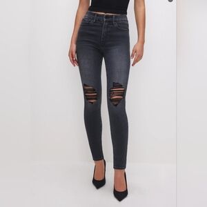 Good Ameican womens distressed jeans